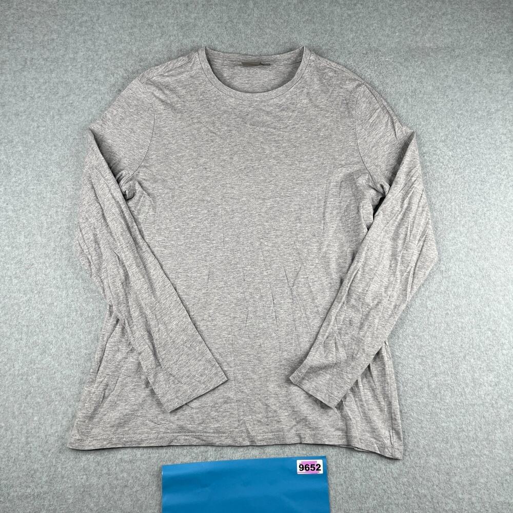 Asos Shirt Medium Gray Heather Long Sleeve Mens